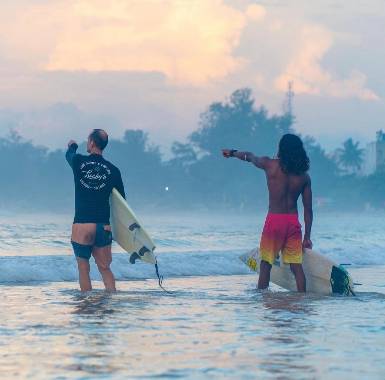 Bed and Breakfast Lucky'S Surf Camp Weligama Exteriér fotografie